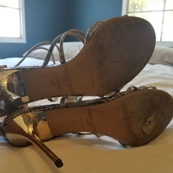 GORGEOUS Jimmy Choo Snakeskin Stilletos - Picture 4 of 4